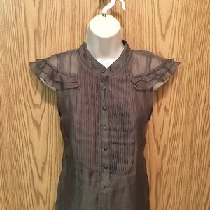 Kenar 2-Piece Button Down Blouse Misses 10 Brown